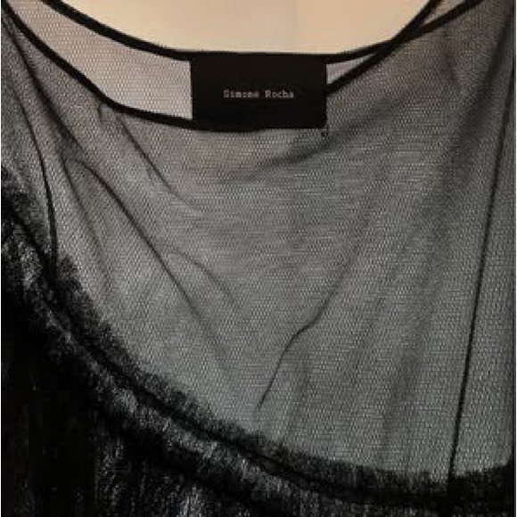 Simone Rocha Black Tulle Skirt - Picture 6 of 9